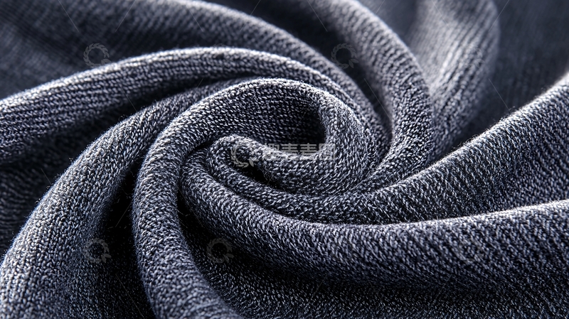 高清大图下载【趣麦麦图】深灰色针织面料纹理细节