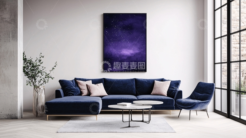 高清大图下载【趣麦麦图】现代简约客厅装饰设计