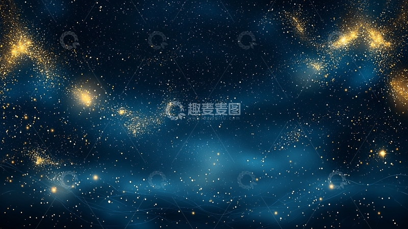 高清大图下载【趣麦麦图】璀璨星空背景素材