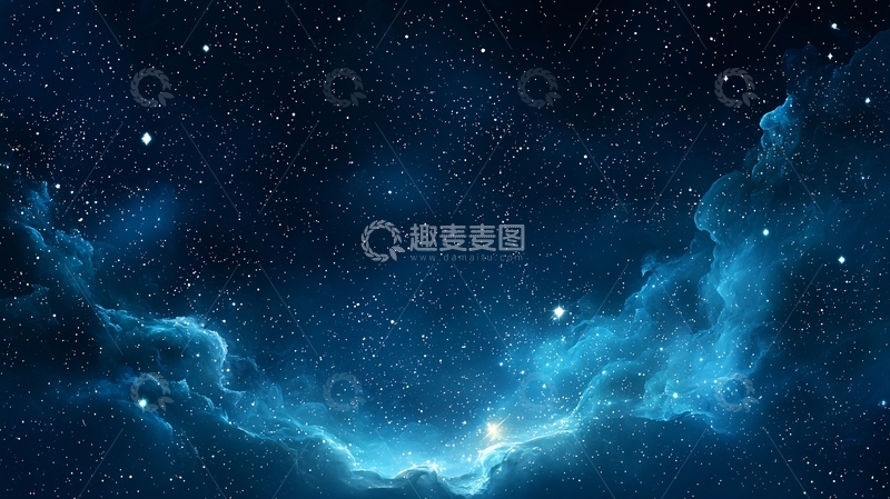 高清大图下载【趣麦麦图】星空与星云背景图