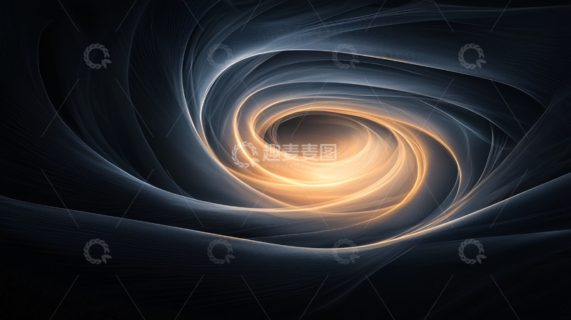 高清大图下载【趣麦麦图】螺旋光效抽象背景