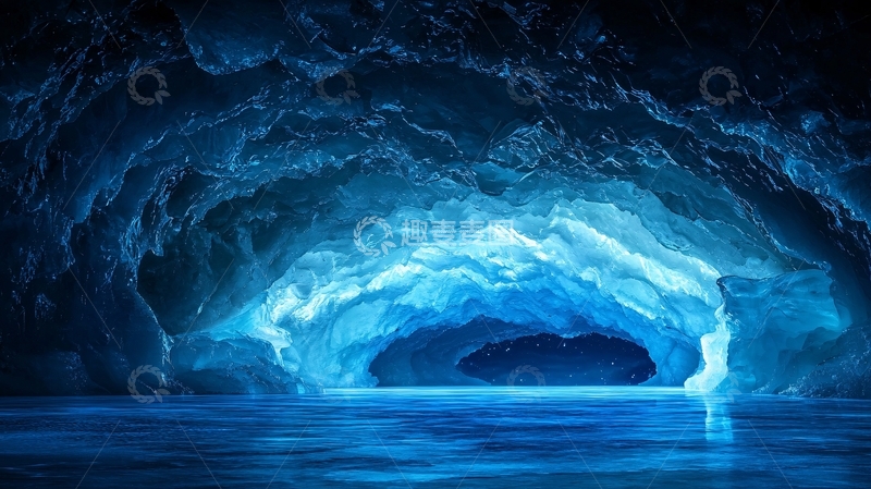 高清大图下载【趣麦麦图】冰洞奇观高清图片