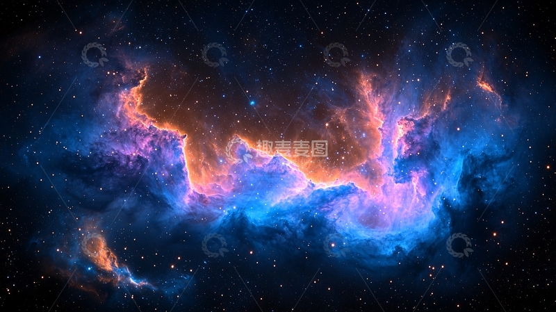 高清大图下载【趣麦麦图】星云宇宙星空背景图