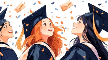 毕业典礼庆祝时刻