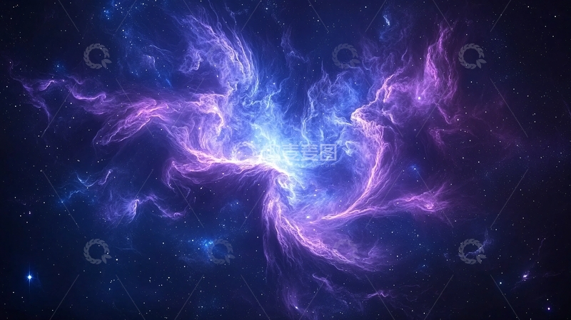 高清大图下载【趣麦麦图】星云宇宙星空背景