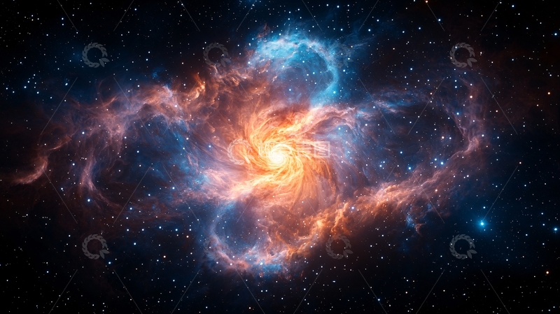 高清大图下载【趣麦麦图】星云漩涡宇宙之美
