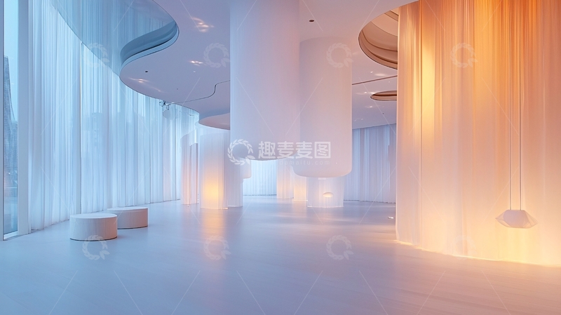 高清大图下载【趣麦麦图】现代简约室内设计展示厅