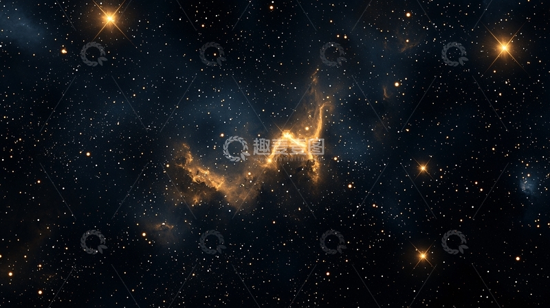 高清大图下载【趣麦麦图】星云与恒星的壮丽景象