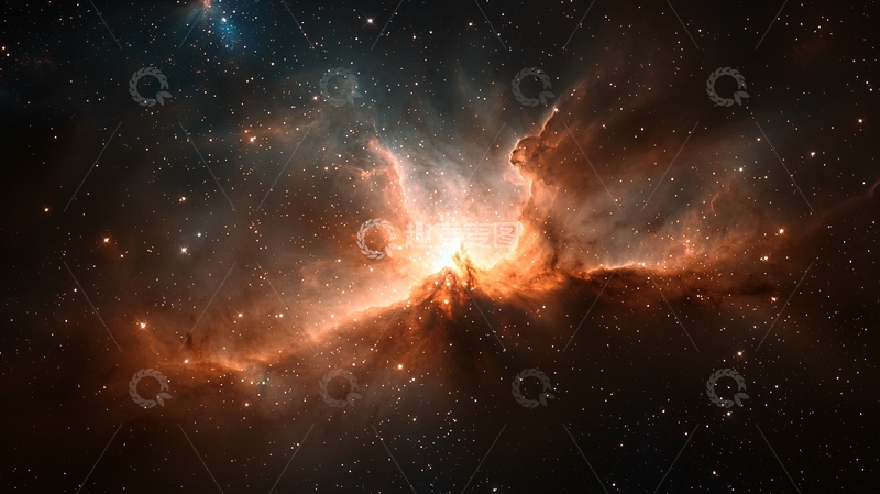 高清大图下载【趣麦麦图】星云与恒星爆发的壮丽景象