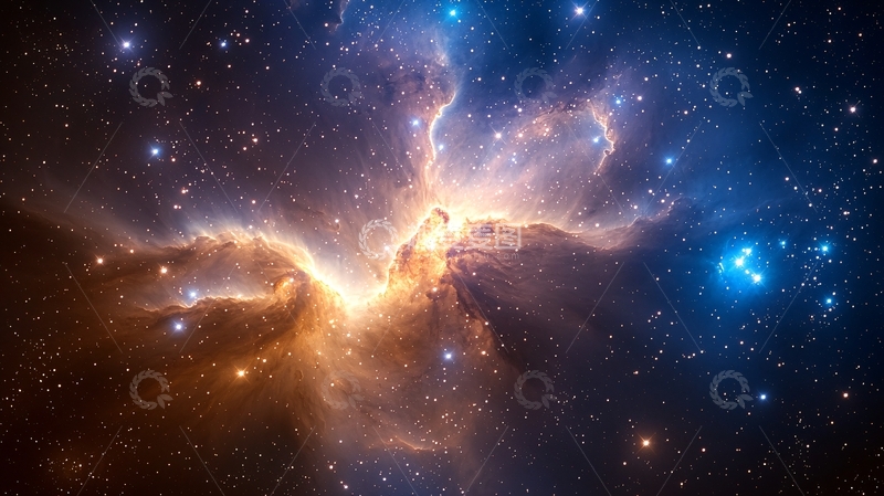 高清大图下载【趣麦麦图】星云与恒星的壮丽景象