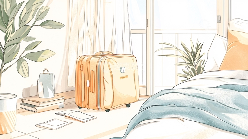 高清大图下载【趣麦麦图】温馨旅途中的一角