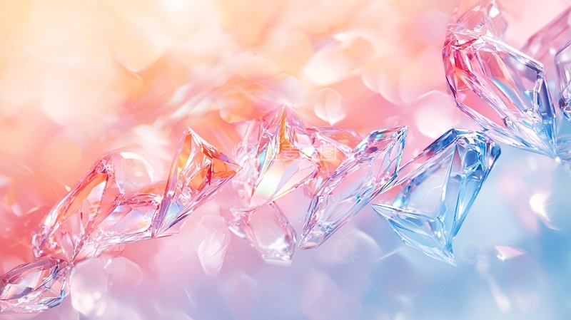 高清大图下载【趣麦麦图】-梦幻宝石水晶背景