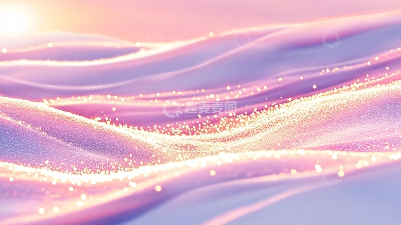 高清大图下载【趣麦麦图】梦幻波光粼粼的海浪背景