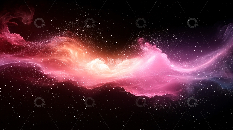 高清大图下载【趣麦麦图】梦幻星云动态壁纸