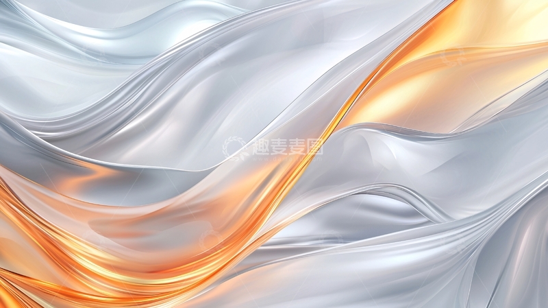 高清大图下载【趣麦麦图】流动光影抽象艺术背景