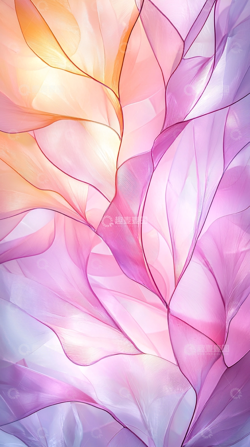 高清大图下载【趣麦麦图】梦幻渐变色抽象艺术背景