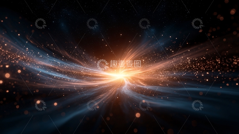 高清大图下载【趣麦麦图】宇宙能量爆发光芒
