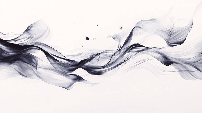 高清大图下载【趣麦麦图】流动的墨水漩涡艺术背景