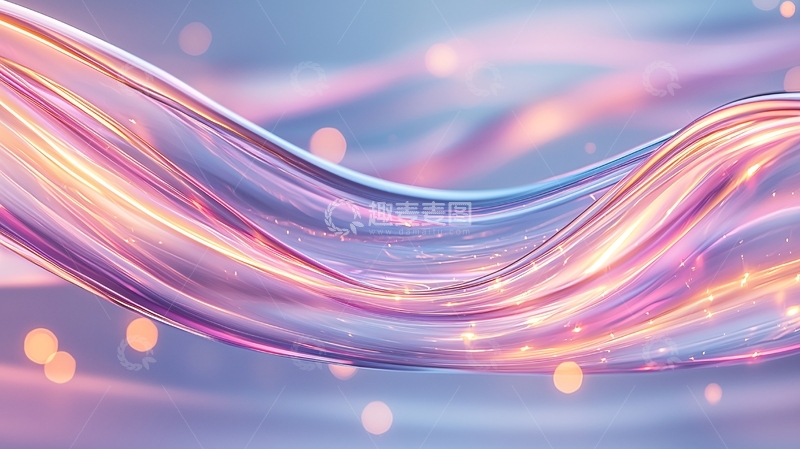 高清大图下载【趣麦麦图】光流动感抽象背景