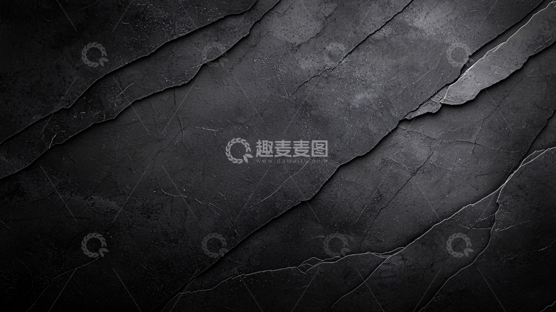 高清大图下载【趣麦麦图】黑色石板纹理背景