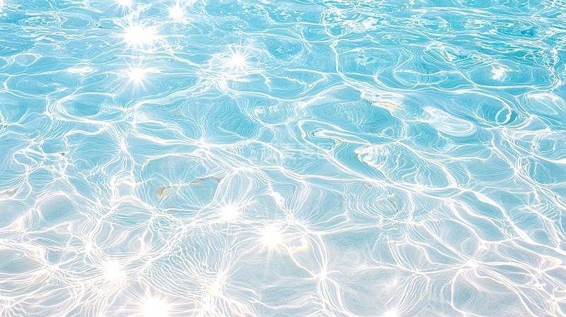 高清大图下载【趣麦麦图】清澈水面光影纹理背景