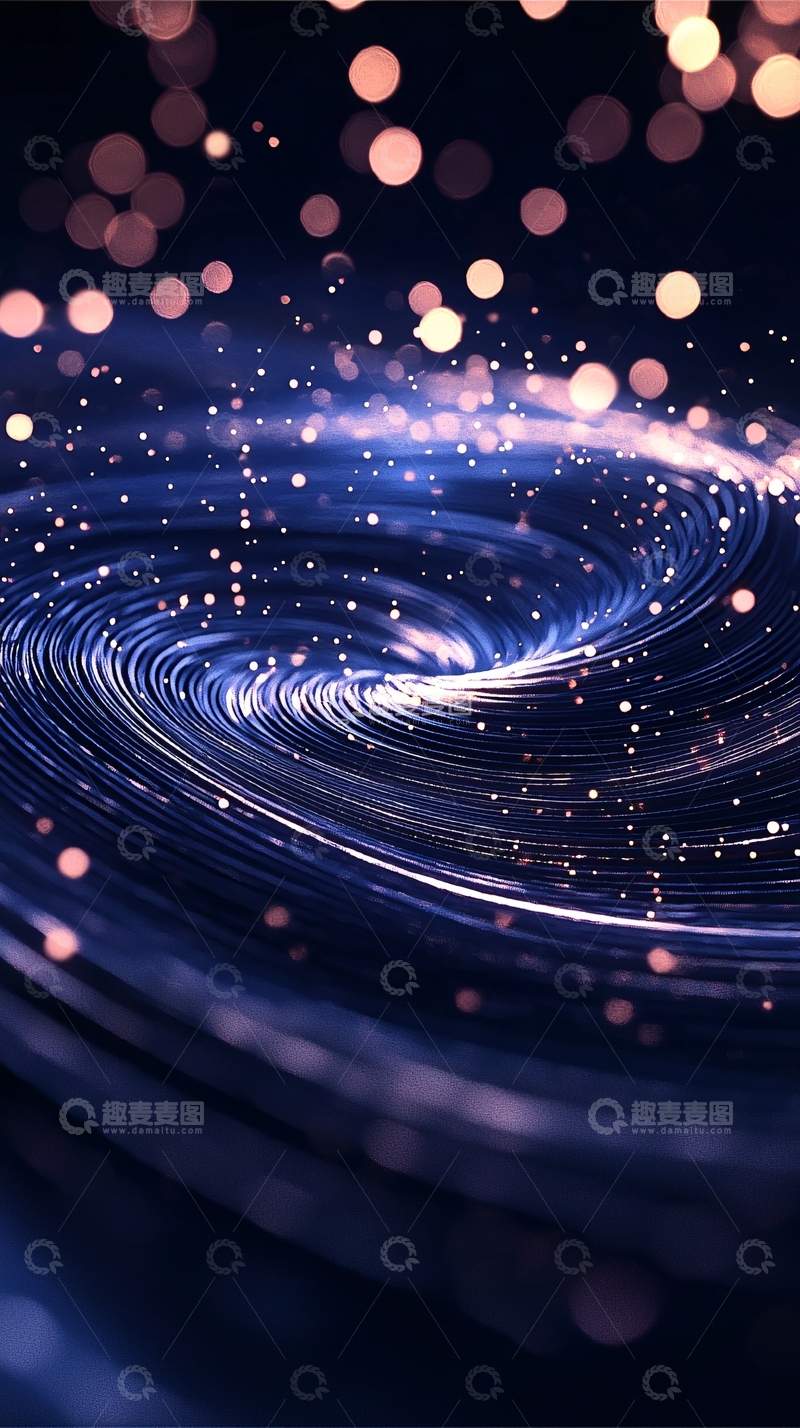 高清大图下载【趣麦麦图】光晕漩涡背景素材