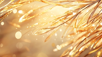 金色丝线光效背景素材