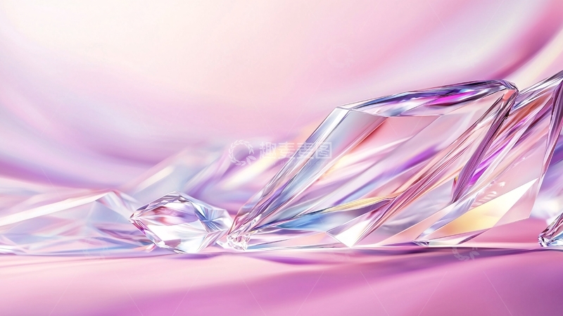 高清大图下载【趣麦麦图】璀璨钻石水晶艺术背景