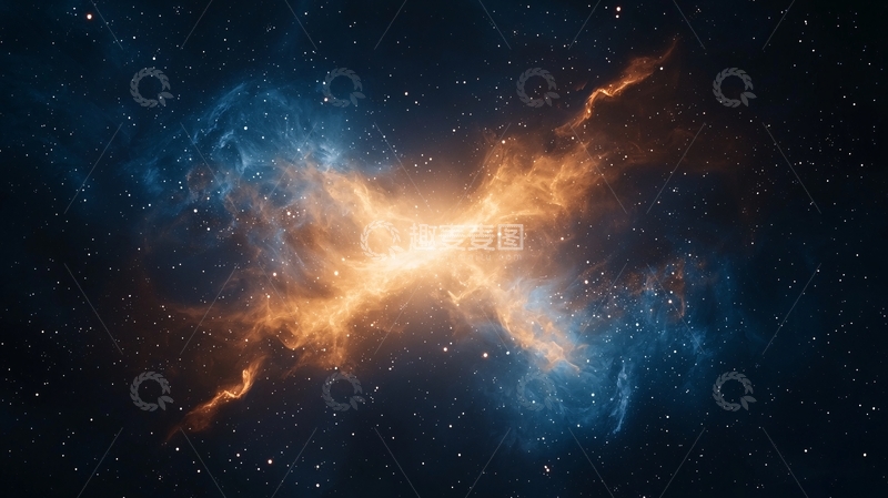 高清大图下载【趣麦麦图】星云与恒星的壮丽景象