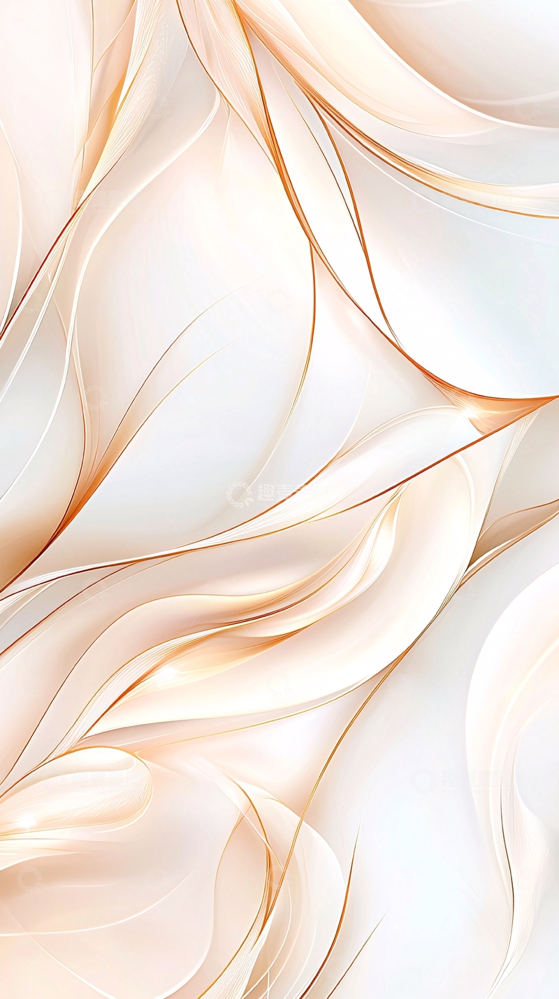 高清大图下载【趣麦麦图】金色线条抽象艺术背景