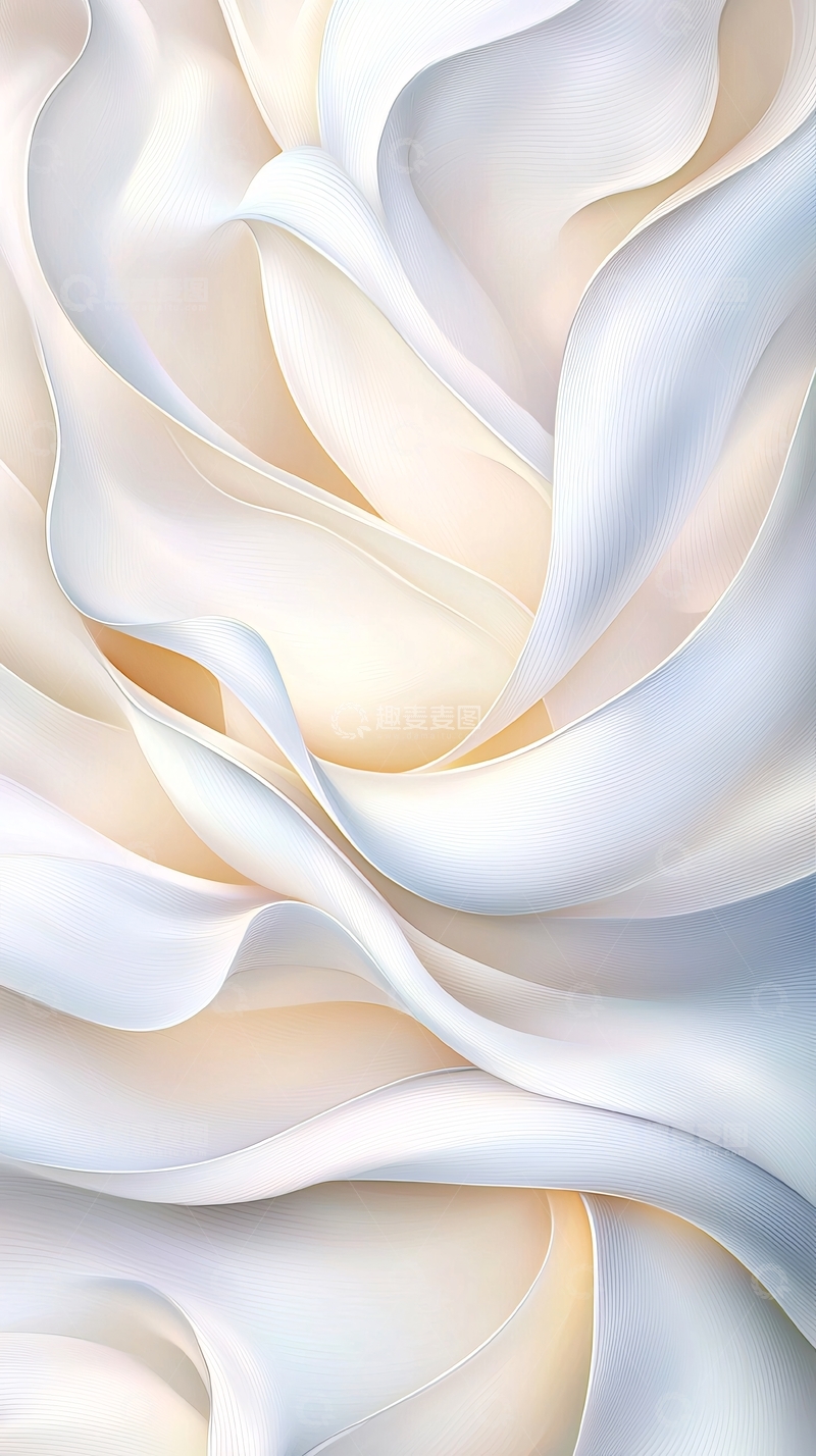 高清大图下载【趣麦麦图】柔和波纹抽象背景