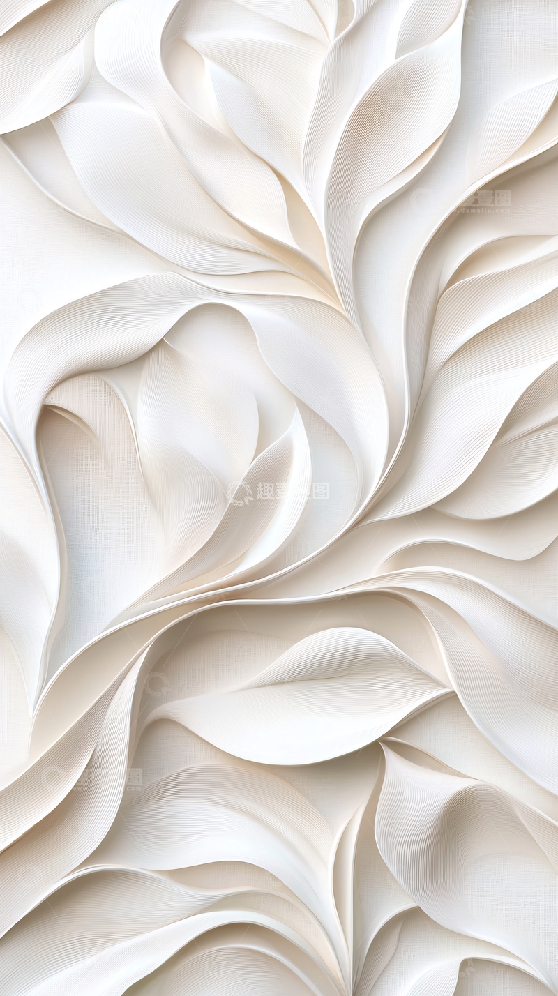 高清大图下载【趣麦麦图】柔和曲线抽象背景