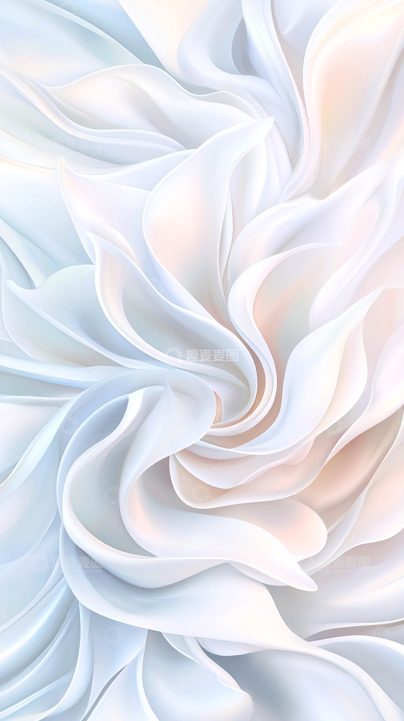 高清大图下载【趣麦麦图】柔美丝滑质感抽象背景