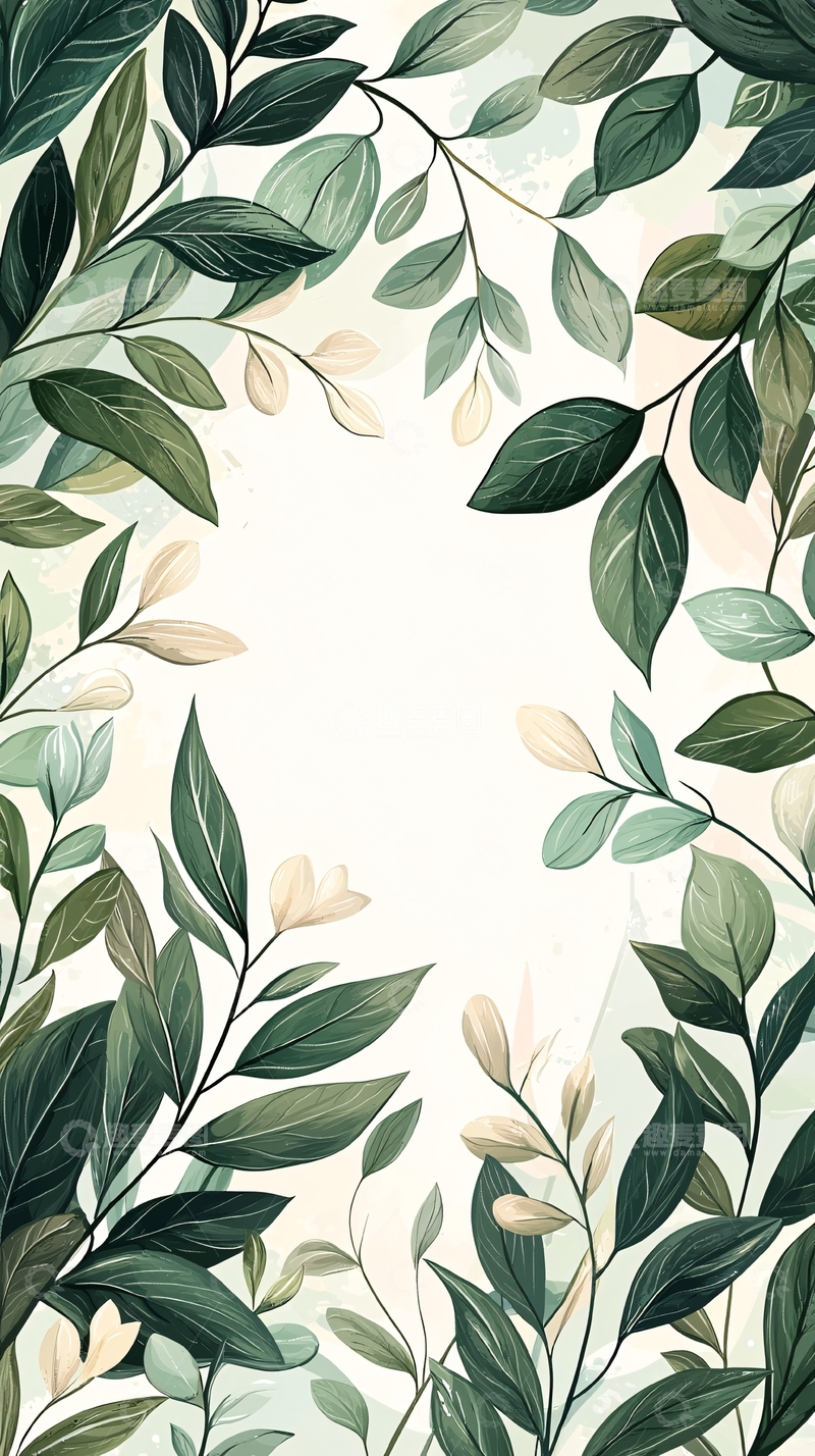 高清大图下载【趣麦麦图】清新自然植物背景图