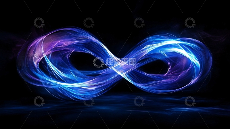 高清大图下载【趣麦麦图】无限流动的光带