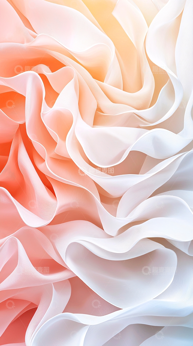 高清大图下载【趣麦麦图】柔和渐变色丝滑面料纹理背景