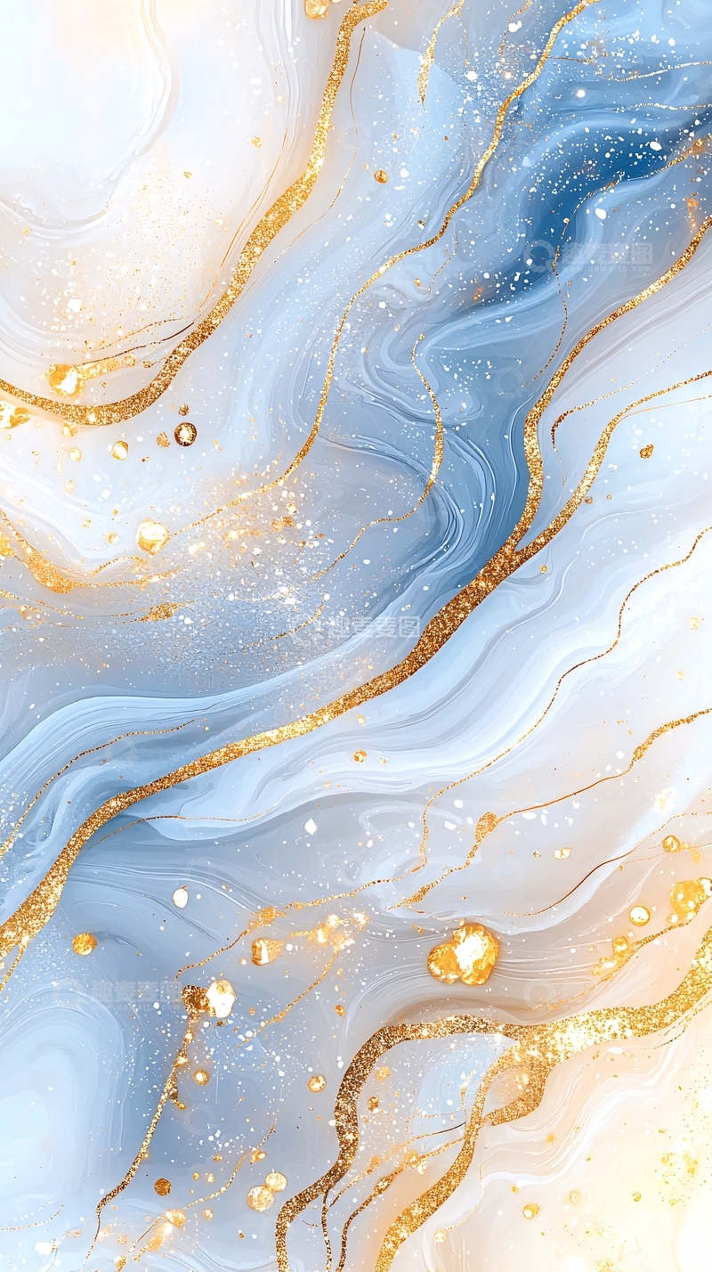高清大图下载【趣麦麦图】金色大理石纹理背景图