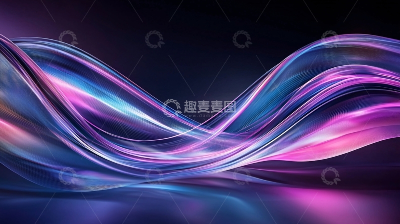 高清大图下载【趣麦麦图】动感线条抽象艺术背景