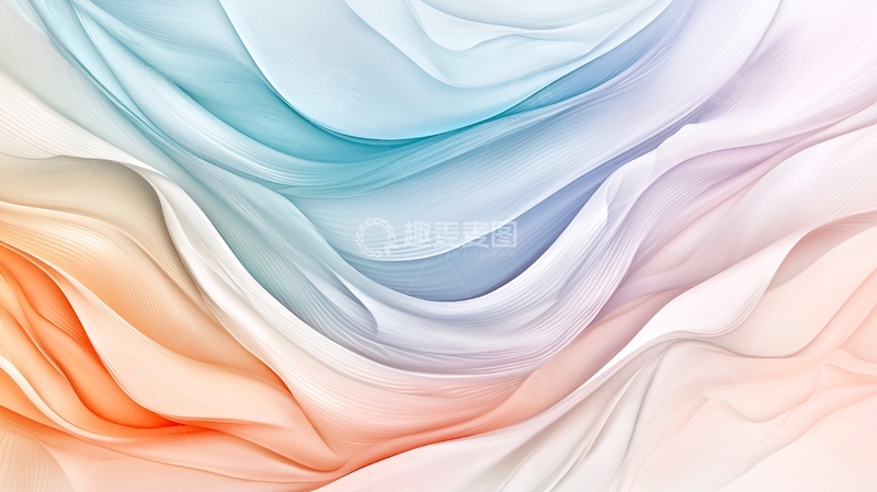 高清大图下载【趣麦麦图】抽象波浪纹理背景图