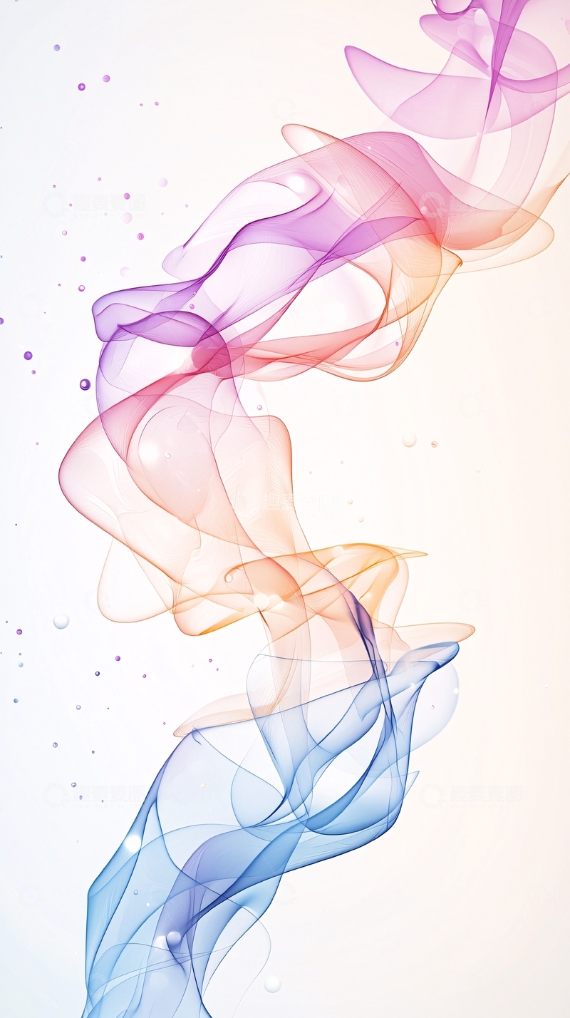 高清大图下载【趣麦麦图】抽象线条艺术背景图