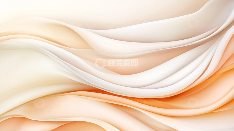 高清大图下载【趣麦麦图】柔和波浪抽象背景
