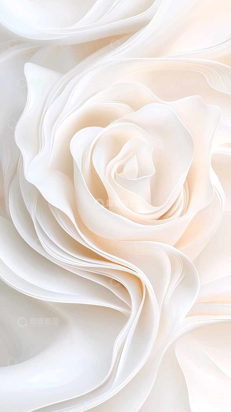 高清大图下载【趣麦麦图】白色玫瑰花瓣纹理背景