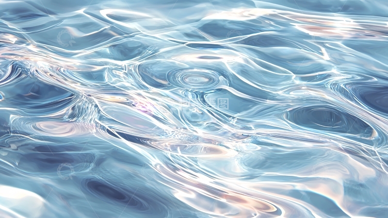 高清大图下载【趣麦麦图】流动的水波纹理背景