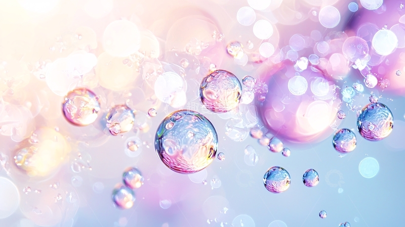 高清大图下载【趣麦麦图】梦幻泡泡背景素材