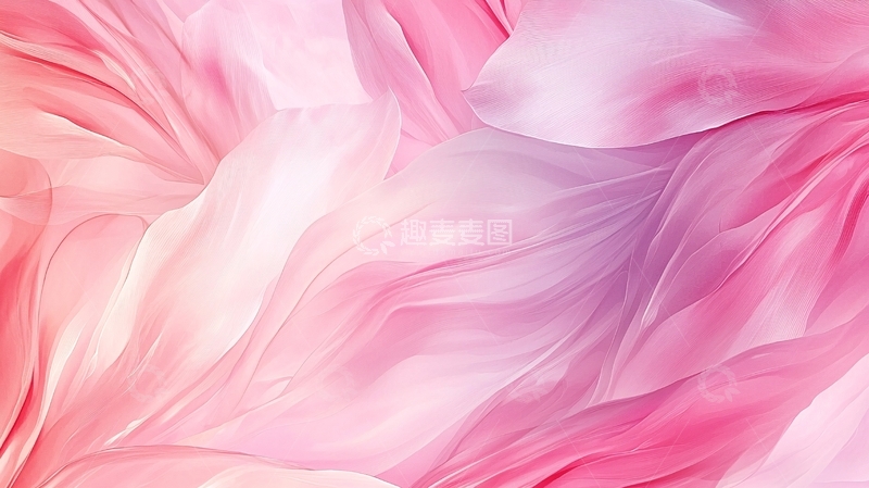 高清大图下载【趣麦麦图】粉色渐变抽象流动背景