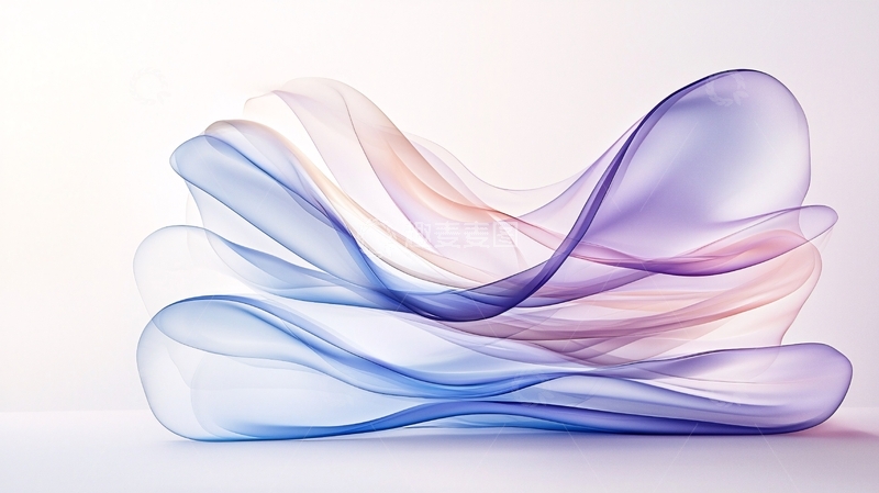 高清大图下载【趣麦麦图】抽象流动线条艺术设计