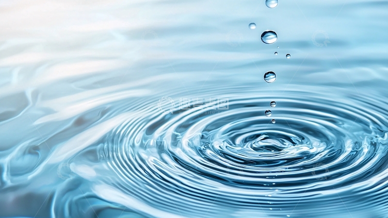 高清大图下载【趣麦麦图】水滴激起的涟漪