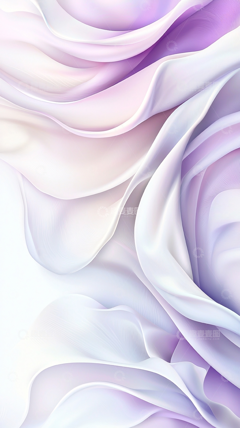 高清大图下载【趣麦麦图】柔和波纹丝滑面料纹理背景