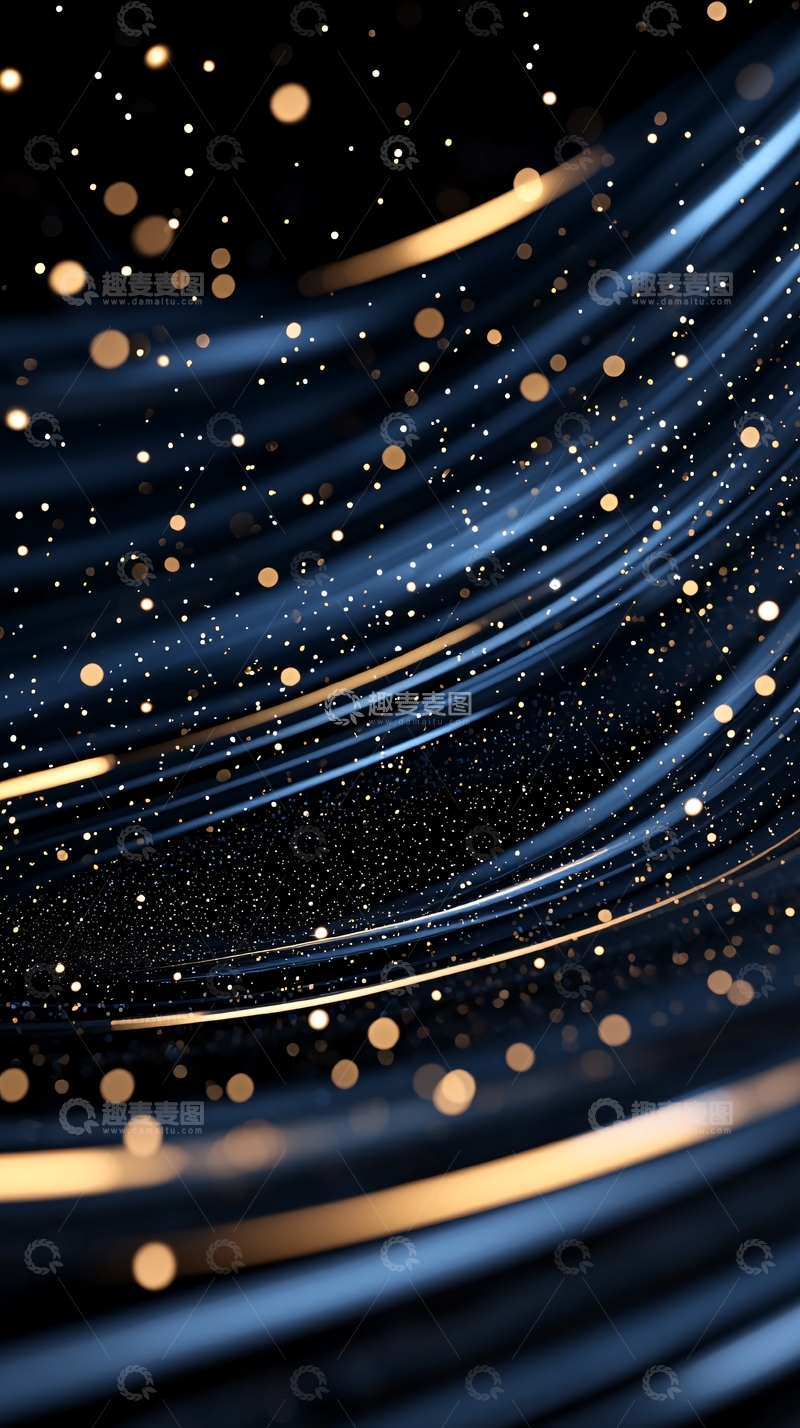 高清大图下载【趣麦麦图】星光璀璨夜空背景