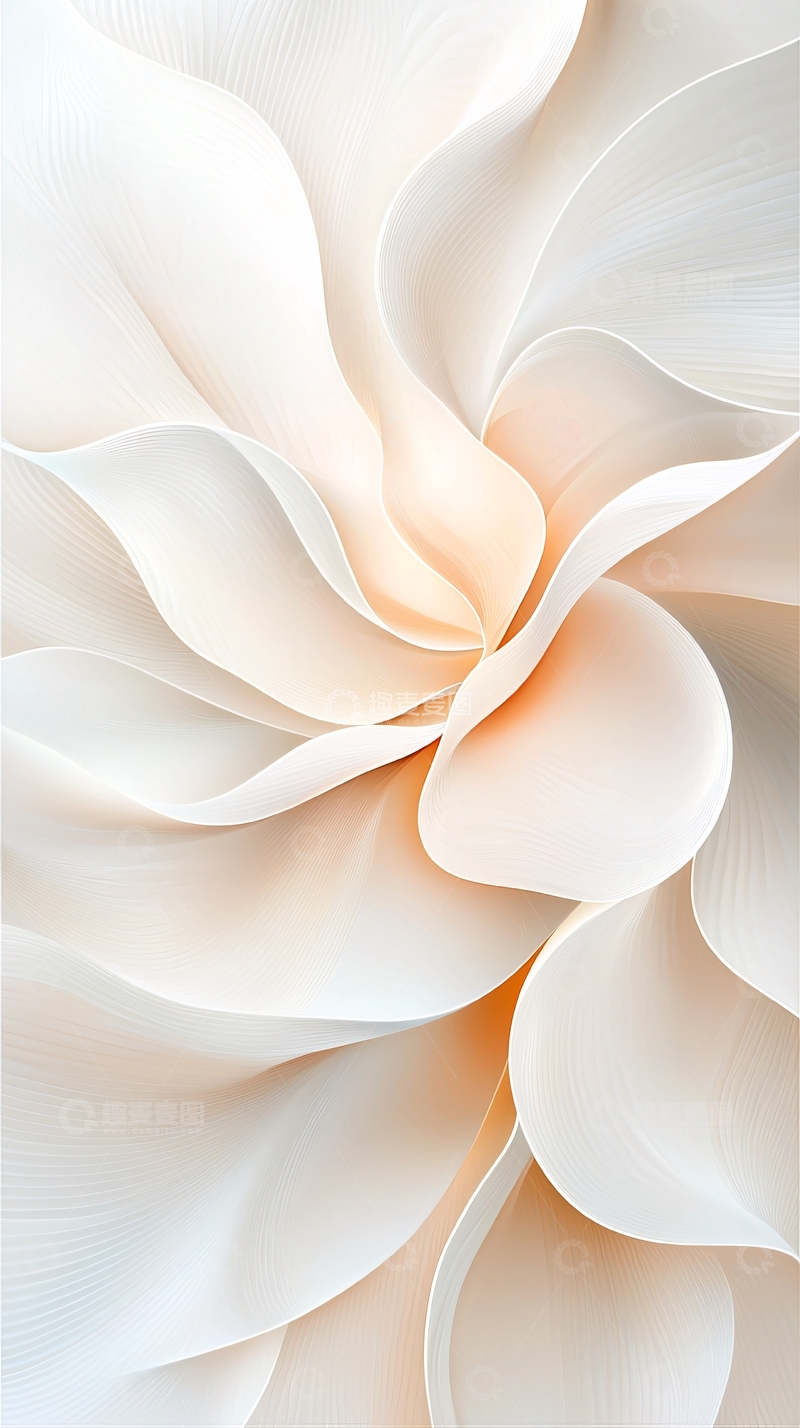 高清大图下载【趣麦麦图】柔和花瓣抽象艺术背景